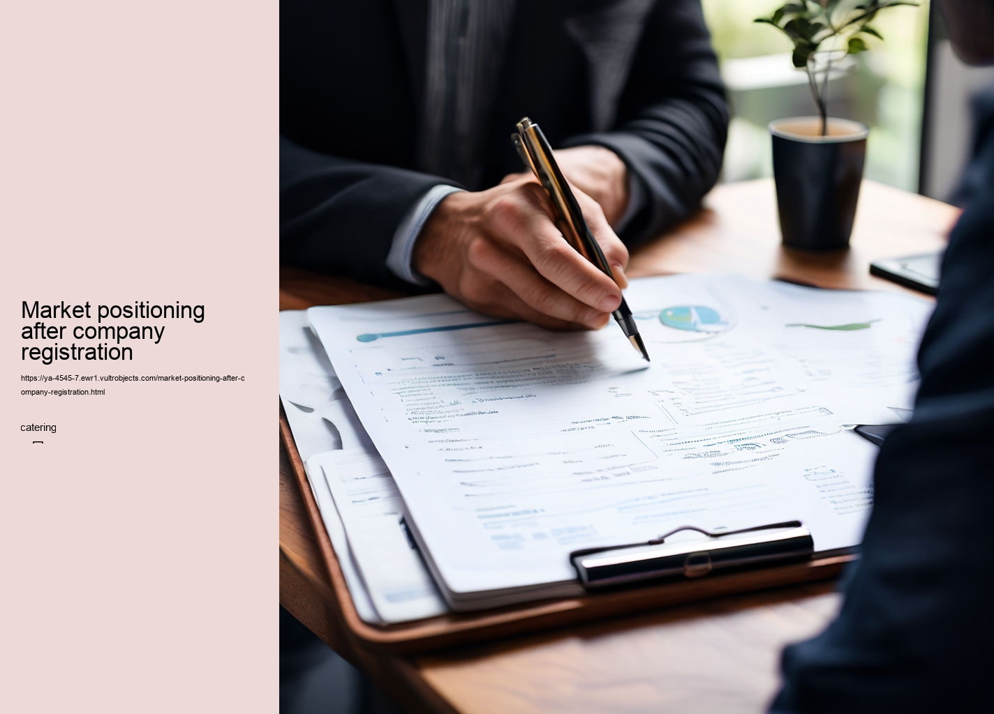 Market positioning after company registration